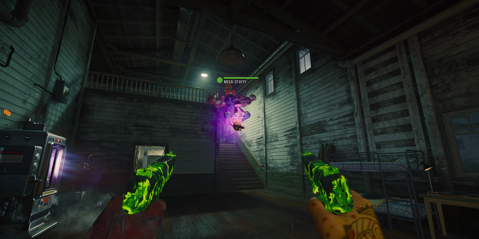 mega stuffy flies around