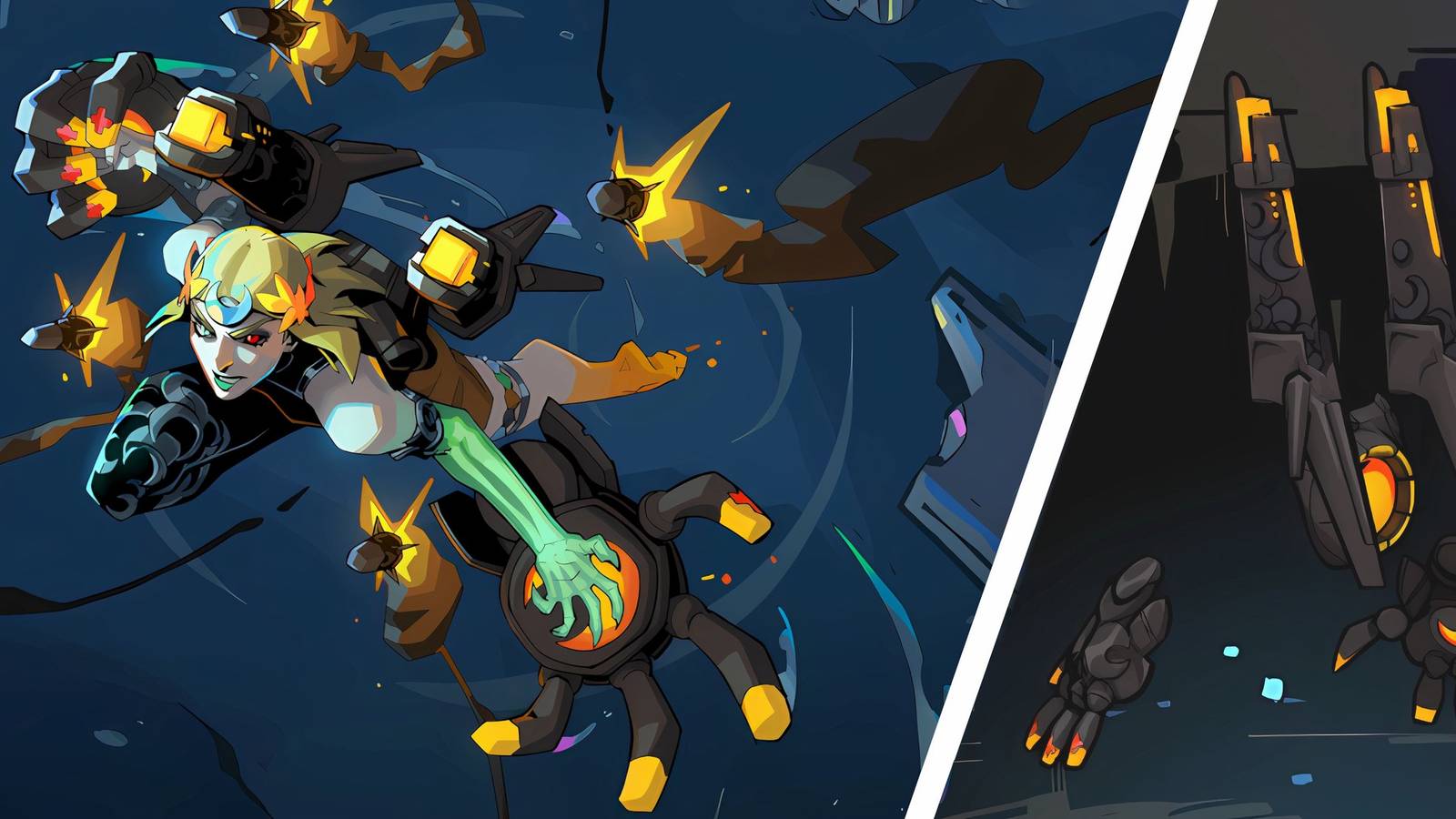 Melinoe and the Black Coat in Hades 2