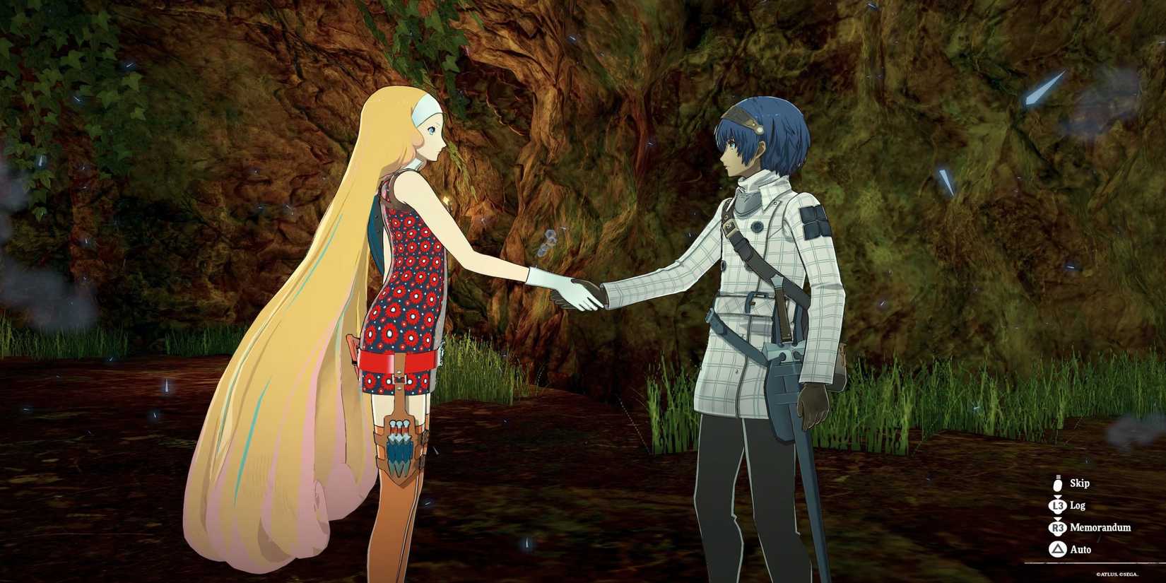 Metaphor ReFantazio characters shake hands