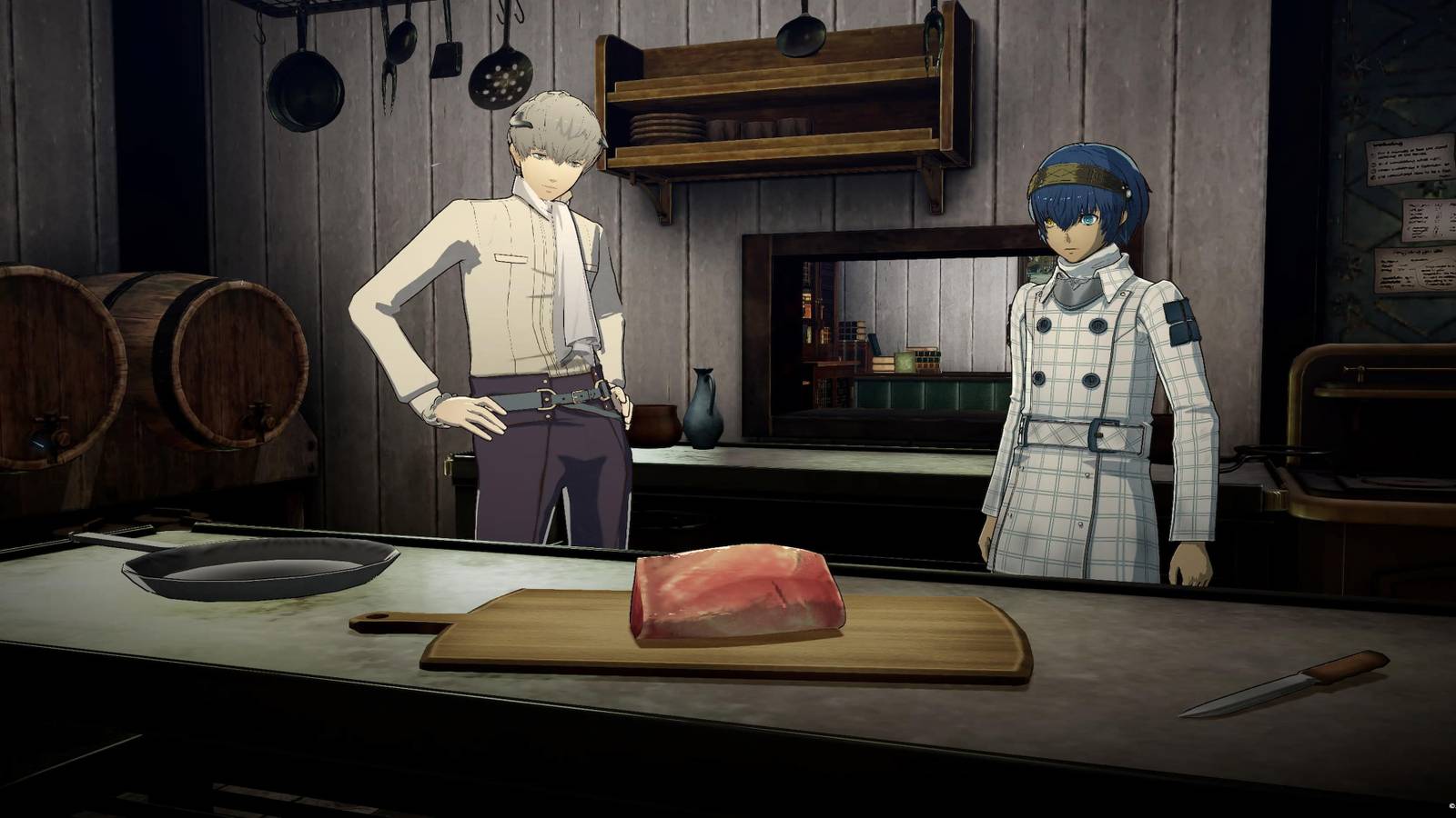 The Protagonist & Strohl Cooking In The Kitchen