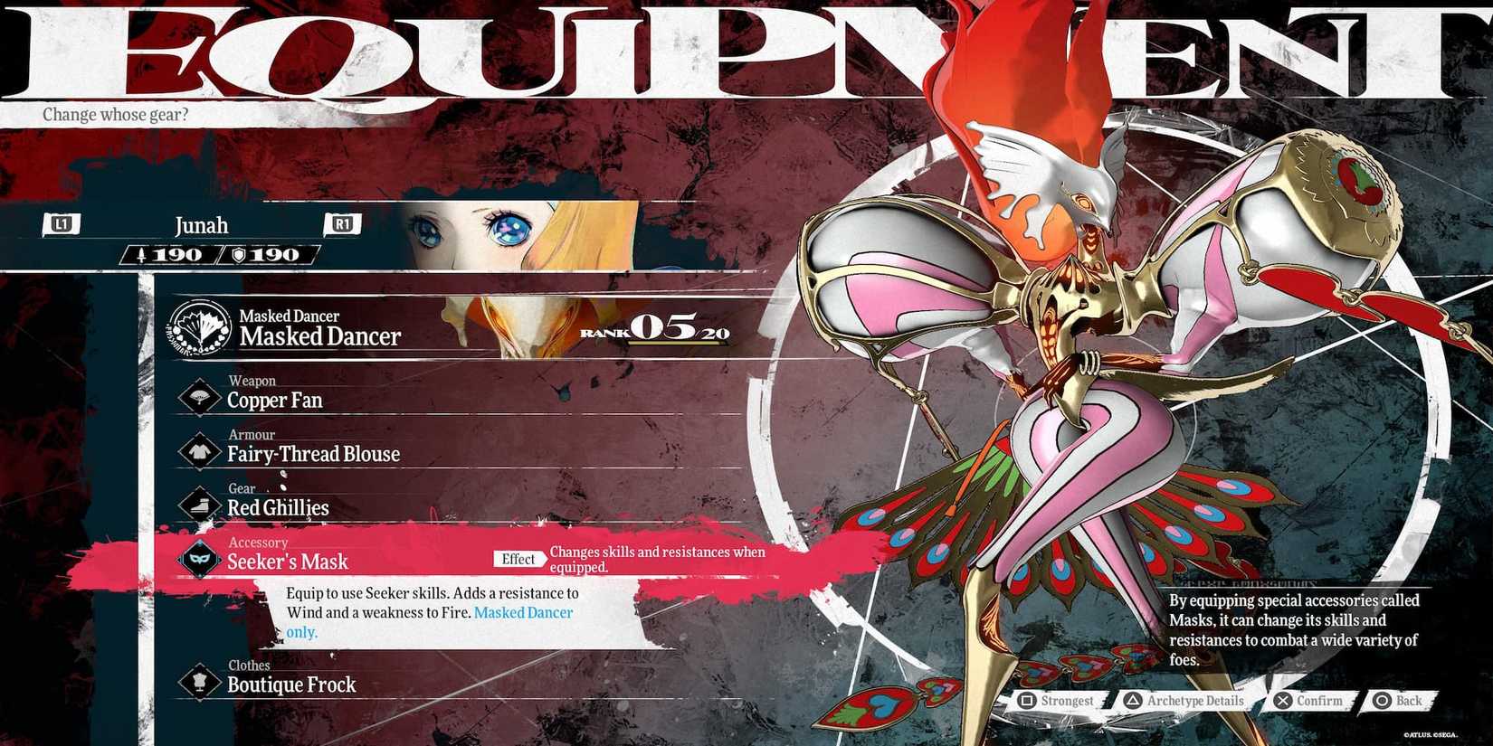 Junah Will The Seeker Mask Equipped