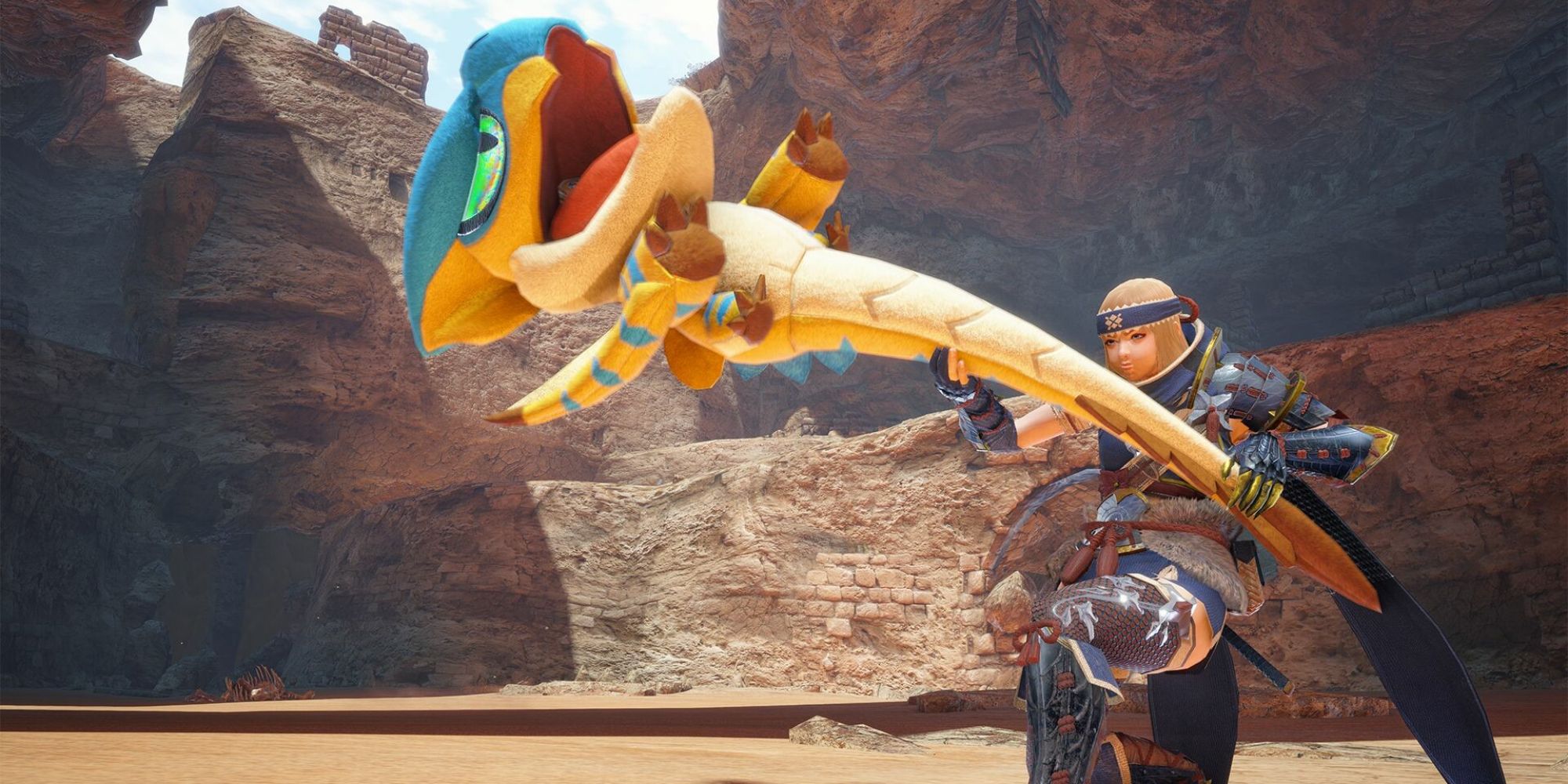 Stuffed Tigrex layered Hunting Horn