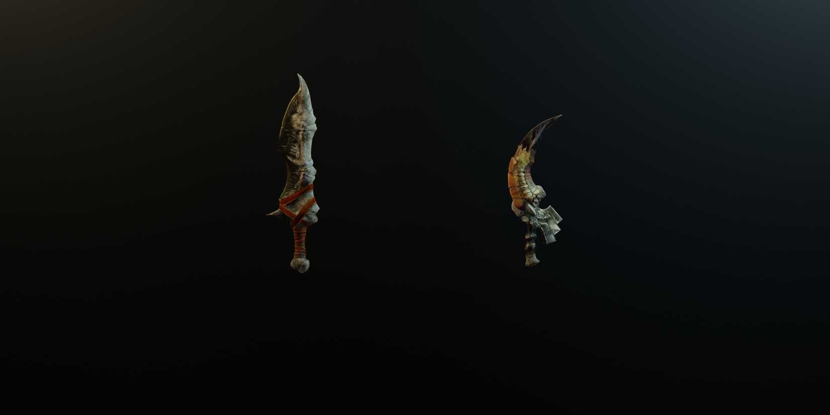 Fire and Ice model in Monster Hunter World