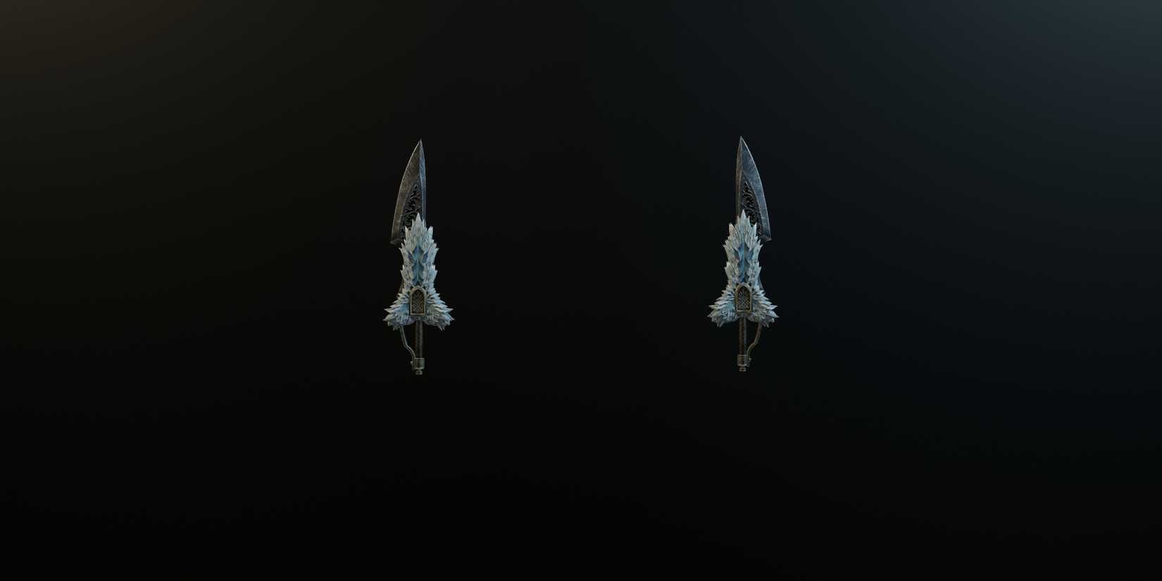 Kjarr Daggers "Spark" model in Monster Hunter World