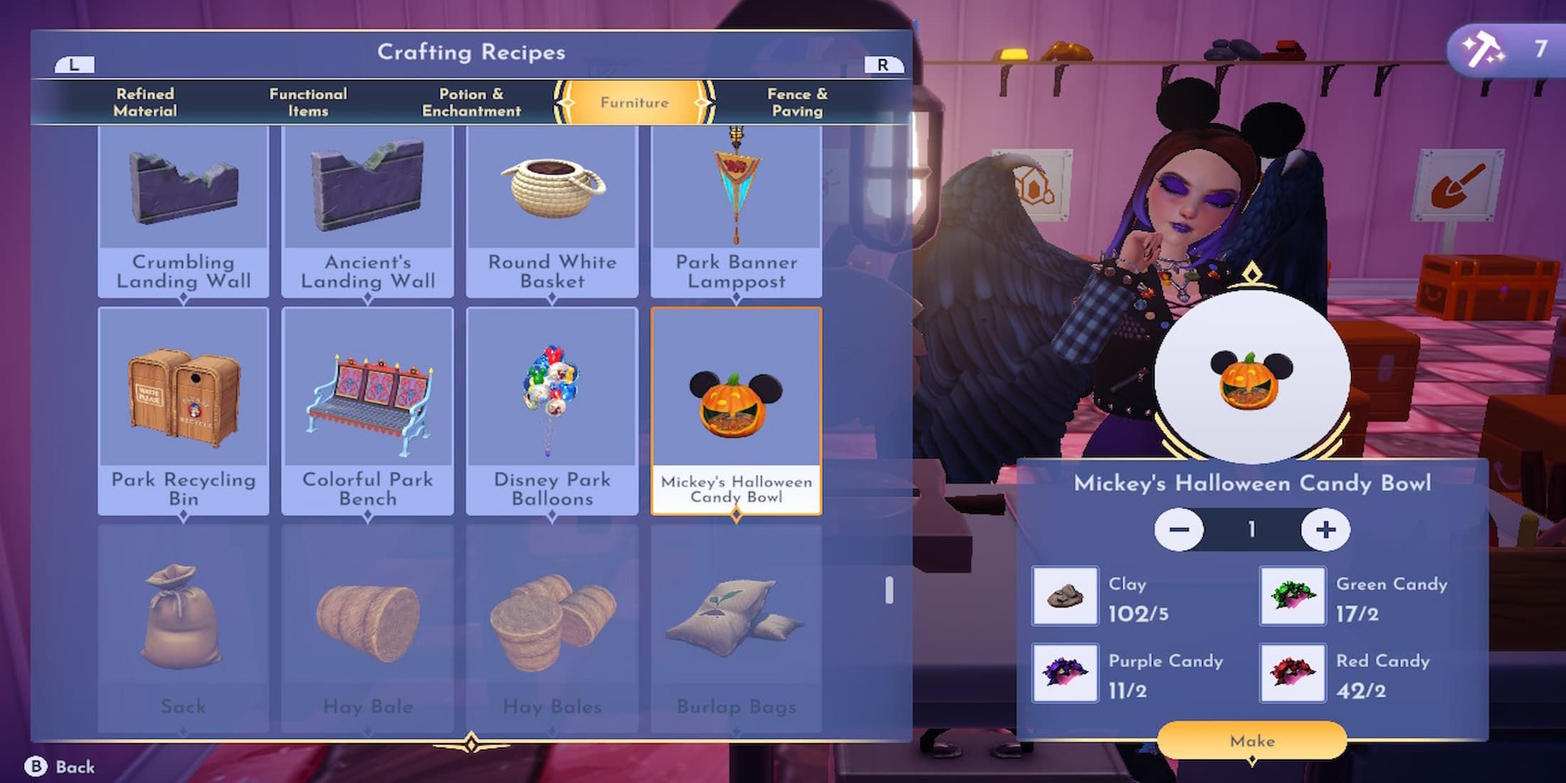 How To Get Mickeys Halloween Candy Bowl In Disney Dreamlight Valley