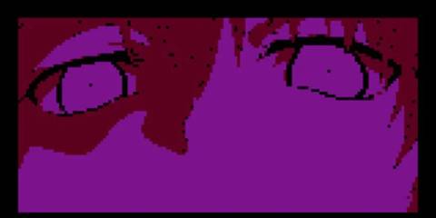 Milk inside a bag of milk inside a bag of milk character's eyes