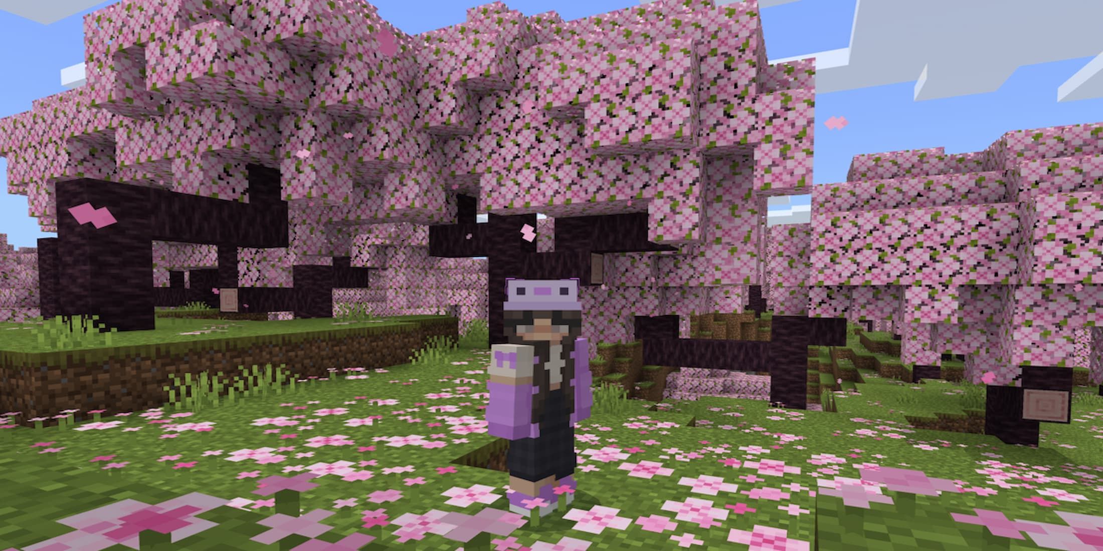 How To Get Cherry Blossom Wood in Minecraft