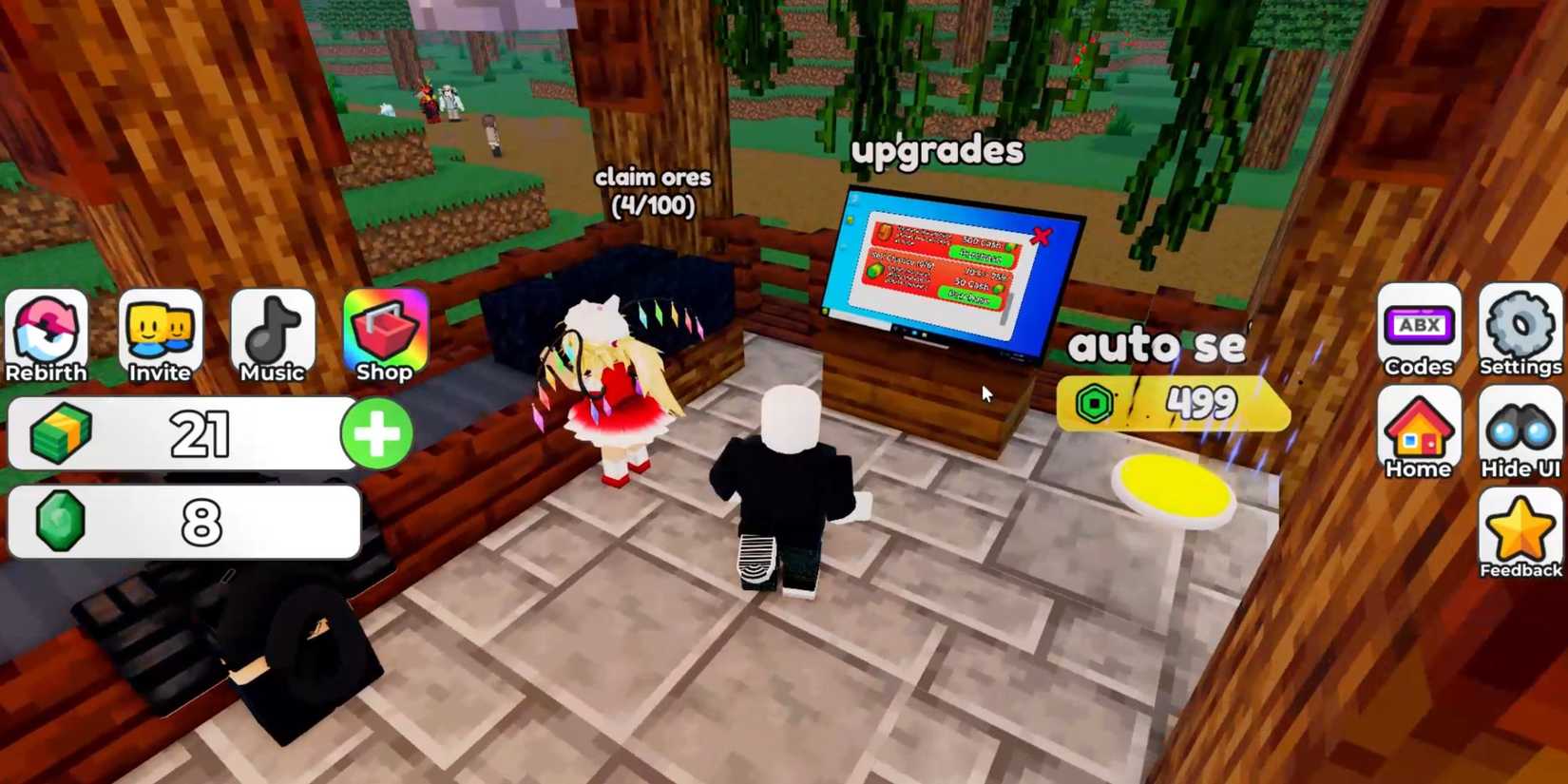 Minecraft Mansion Tycoon characters