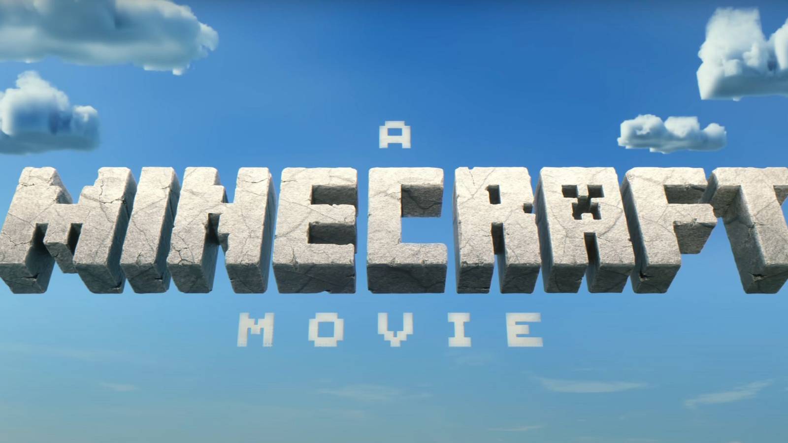 A Minecraft Movie logo