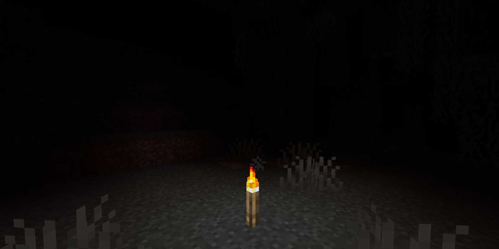 Minecraft Pale Garden Dark Torch