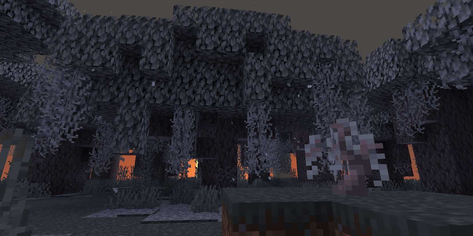 Minecraft Pale Garden Pale Oak Tree Concept