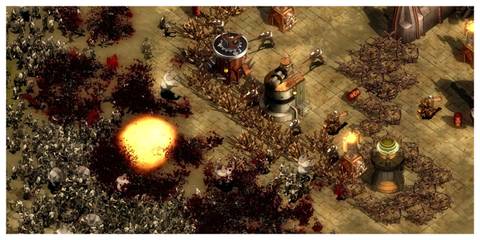 They Are Billions - Steam Screenshot (Zombies Charging Palisades)