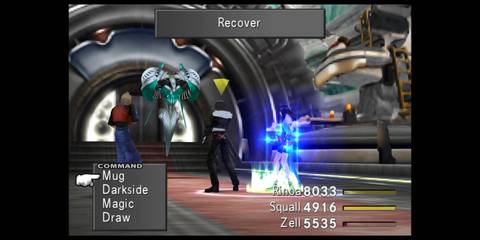 Squall, Zell, and Rinoa in Final Fantasy 8