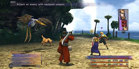 Tidus, Yuna, and Auron in Final Fantasy 10