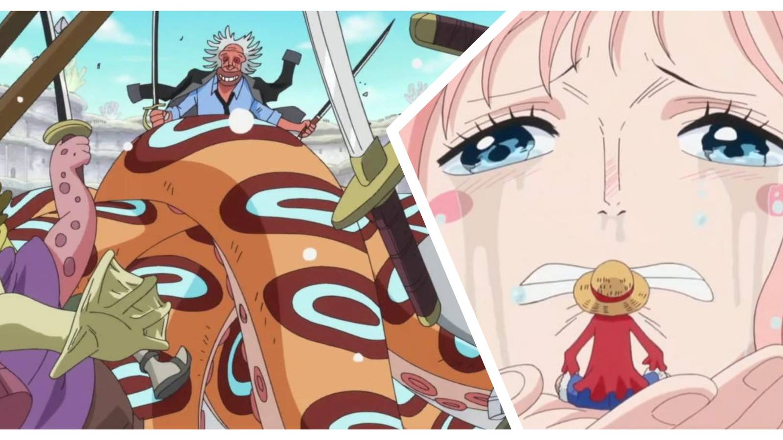 Hyouzou and Shirahoshi, two of the strongest merfolk