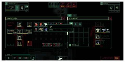 Quasimorph - Steam Screenshot (Inventory Menu)
