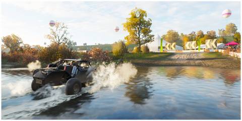 Forza horizon 4 Glen Rannoch Trail race water trail