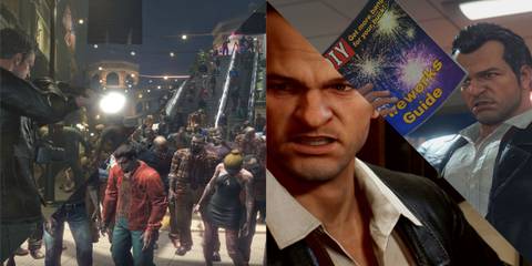 Dead Rising Deluxe Remaster collage thumbnail Frank and zombies
