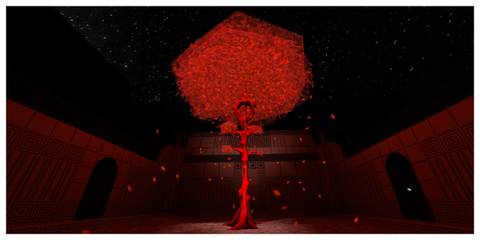 ULTRAKILL - Steam Screenshot (Leaves Falling From A Red Tree)