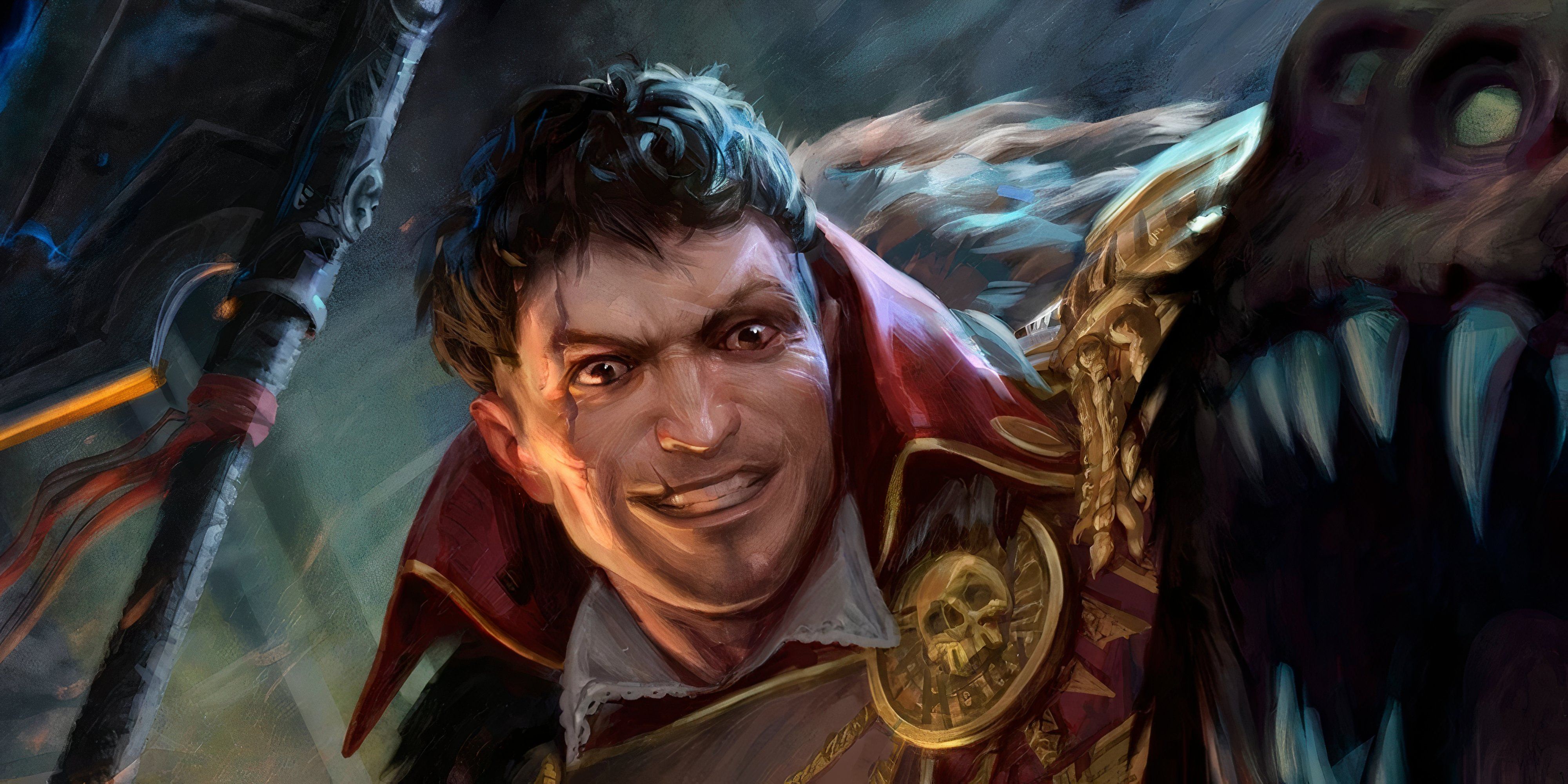 Warhammer 40k: Rogue Trader - Every Companion, Ranked portrait of calligos winterscale in battle