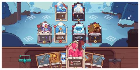 Wildfrost - Steam Screenshot (Hovering Over A Card In Combat)