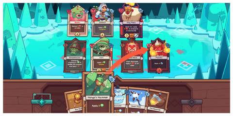 Wildfrost - Steam Screenshot (Playing A Card In Combat)