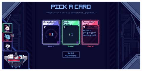 Cobalt Core - Steam Screenshot (Picking A New Card)