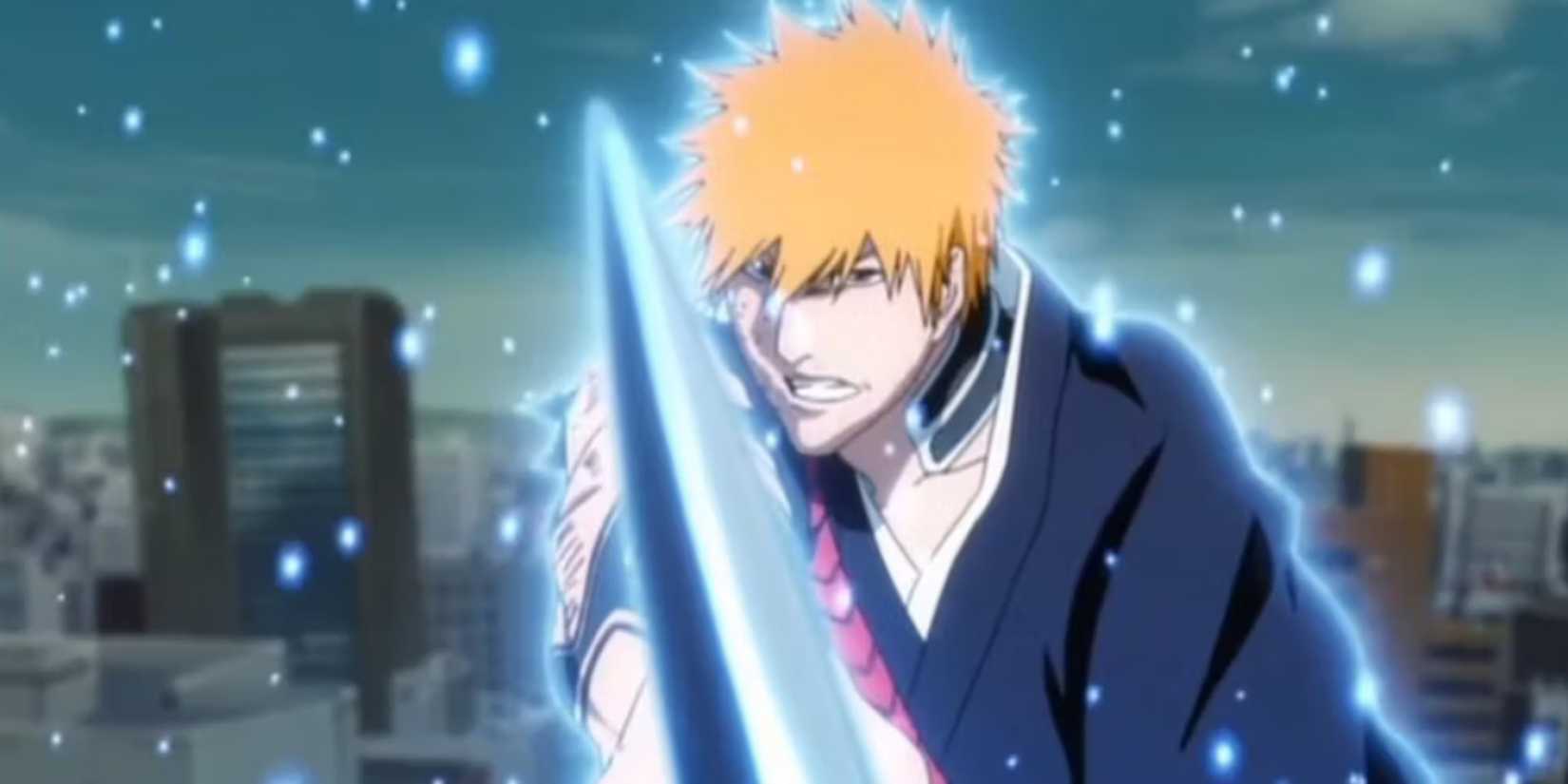 Ichigo using Reishi Absorption in Bleach