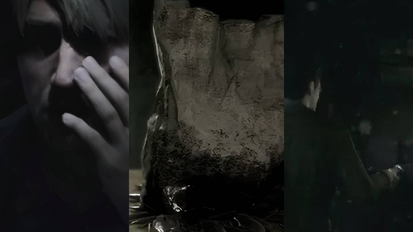 collage of 3 silent hill games