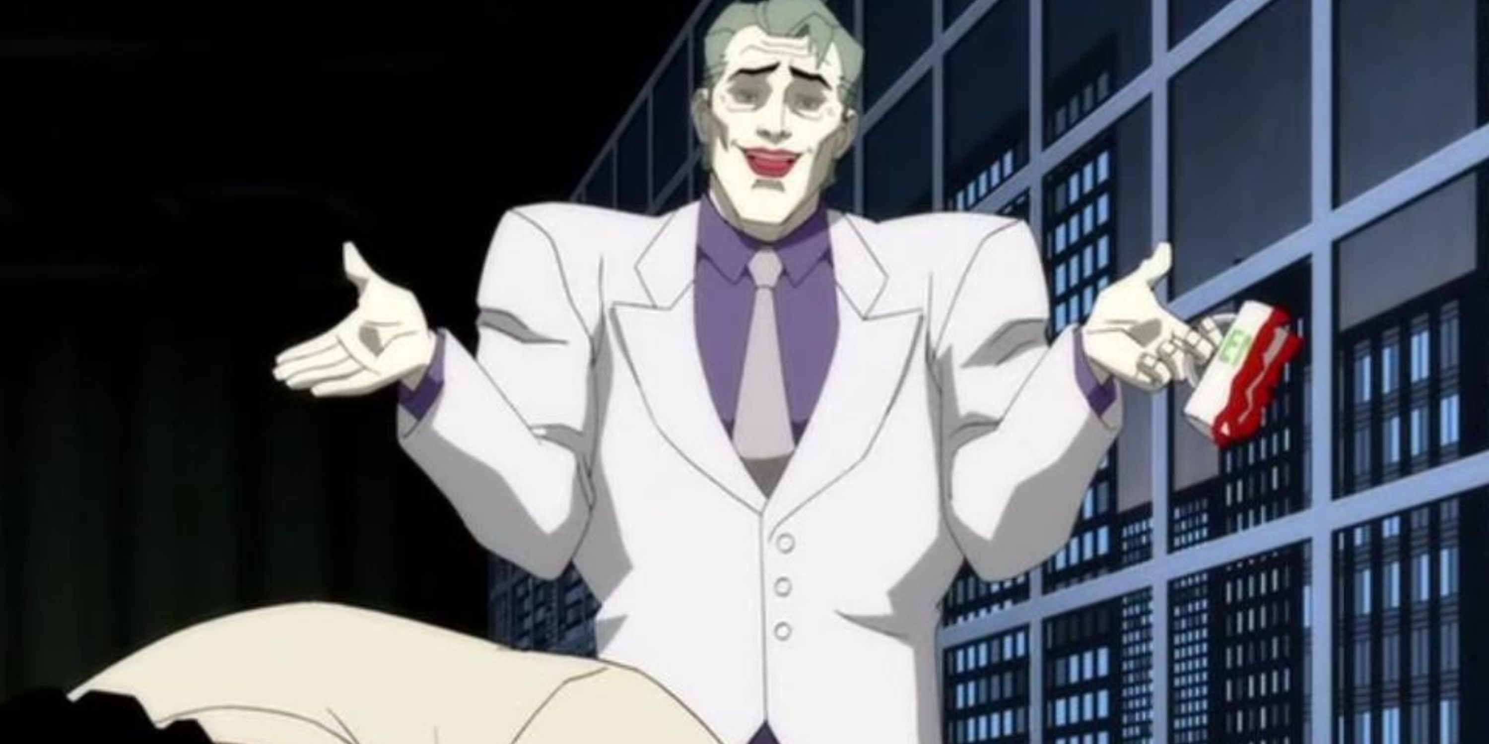 joker in a white suit