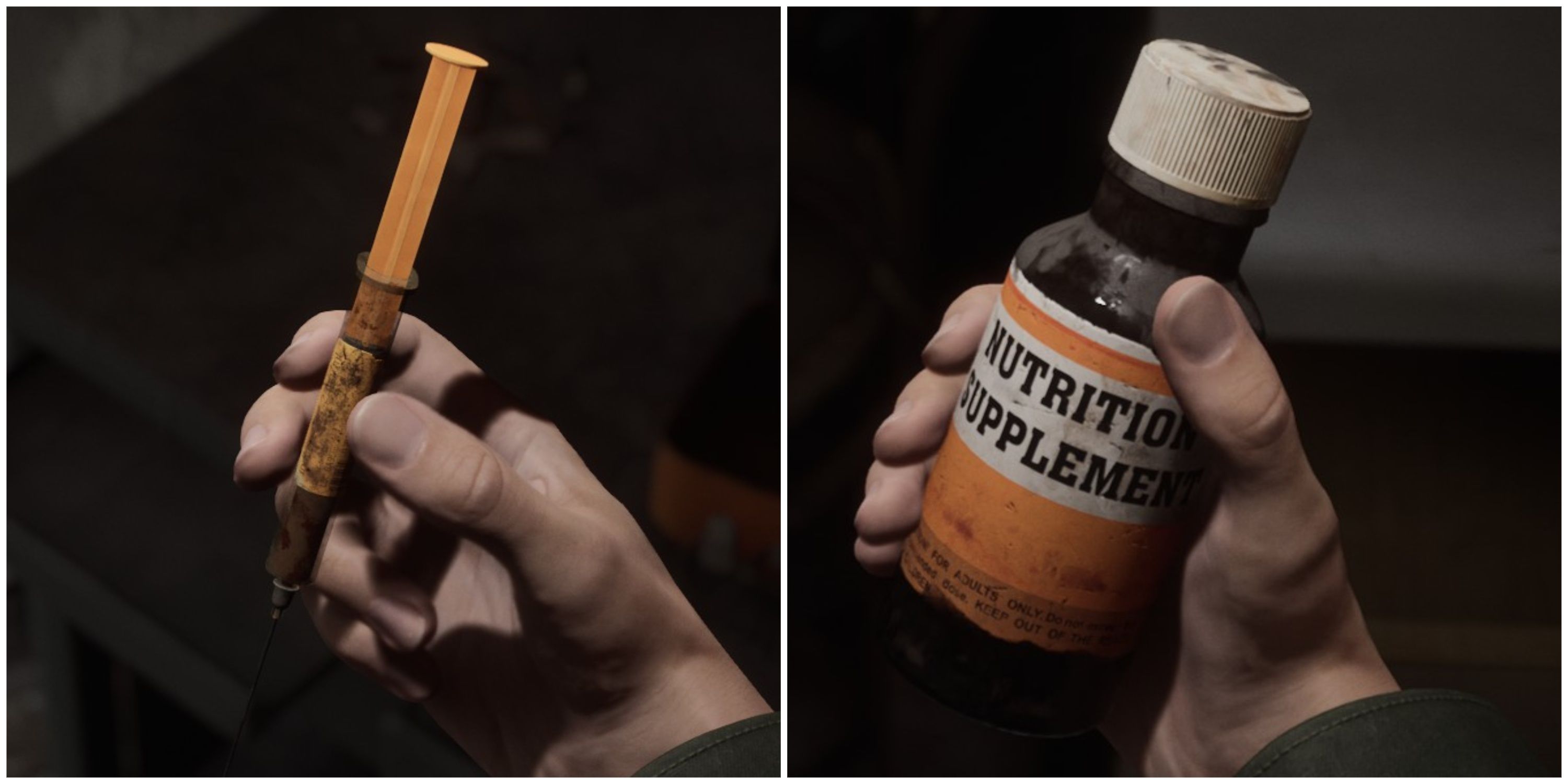 silent hill 2 syringe and health drink