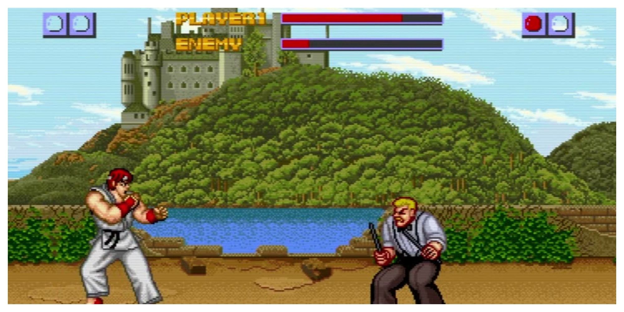 Eagle, in his first appearance, as an enemy in the original Street Fighter