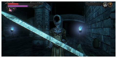 Lunacid - Steam Screenshot (Blocking An Attack)