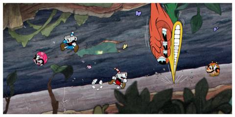 Cuphead - Steam Screenshot (Local Co-Op Gameplay)