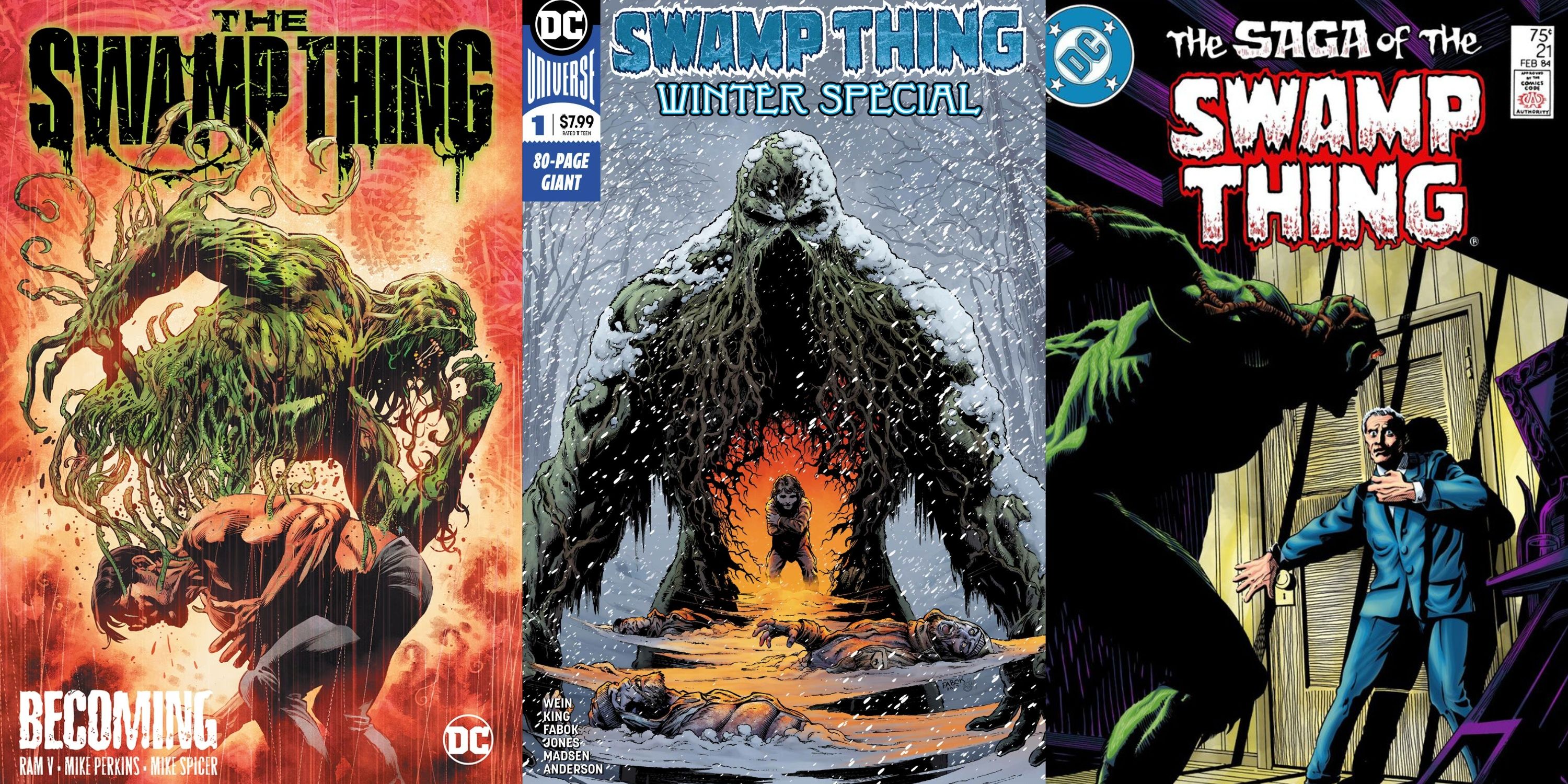 Swamp Thing cover Collage