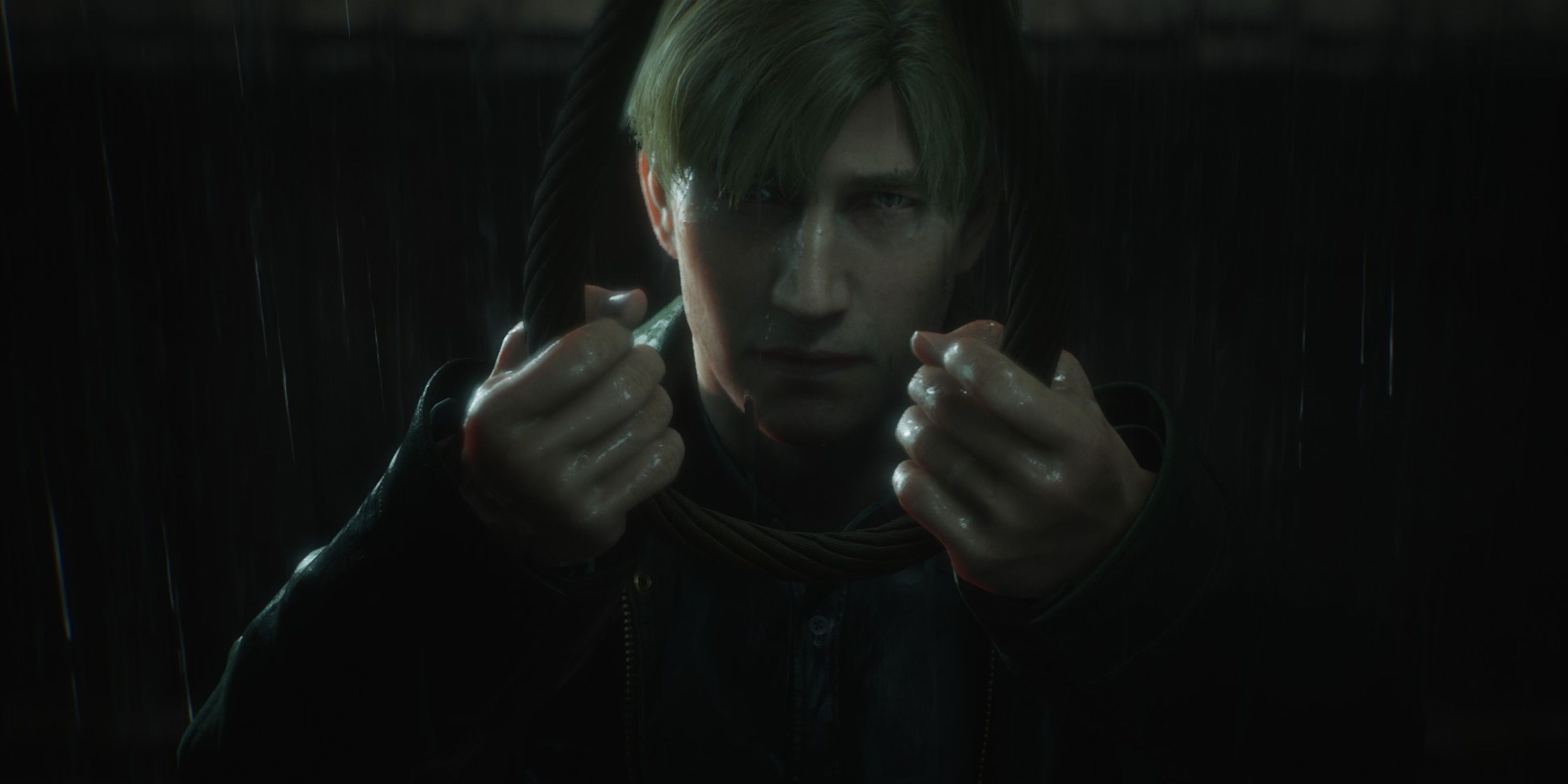 Silent Hill's James with a noose