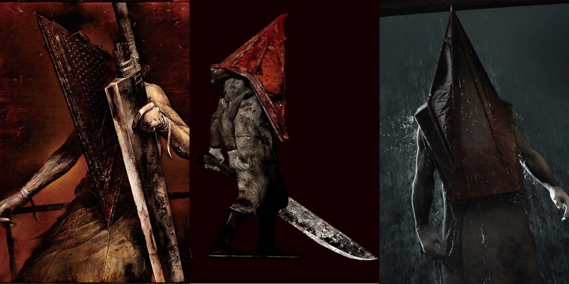 Silent Hill 2, SIlent Hill 2 Remake, Silent Hill Homecoming Pyramid Head Designs