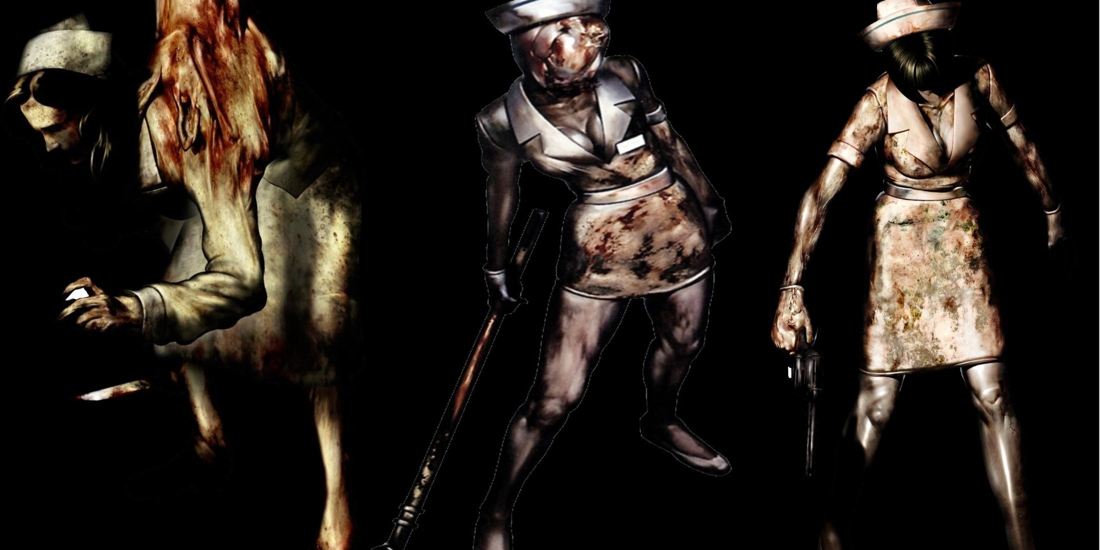 Silent HIll, Silent HIll 2, Silent Hill 3 Nurse designs