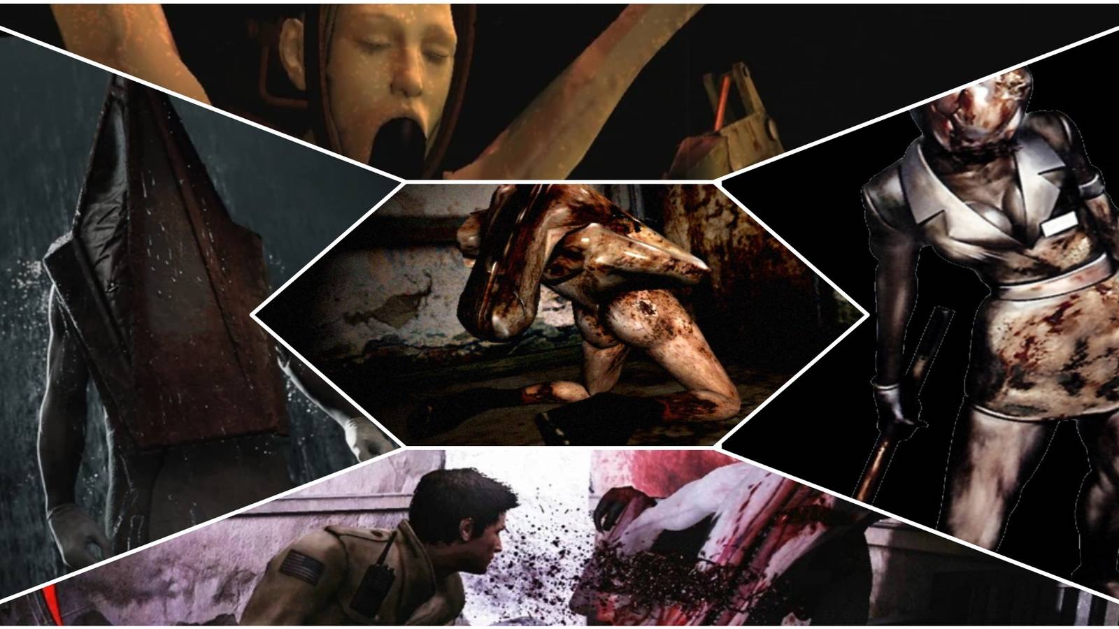 Silent Hill 2 Remake, Silent Hill Homecoming, Silent Hill 2, Pyramid Head, Amnion, Lying Figure, Schism, Nurse