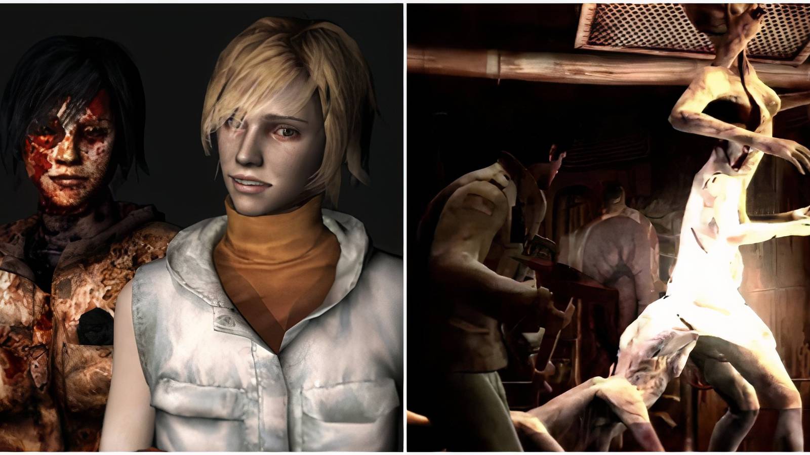 Alessa and Asphyxia in Silent Hill 3 and Homecoming