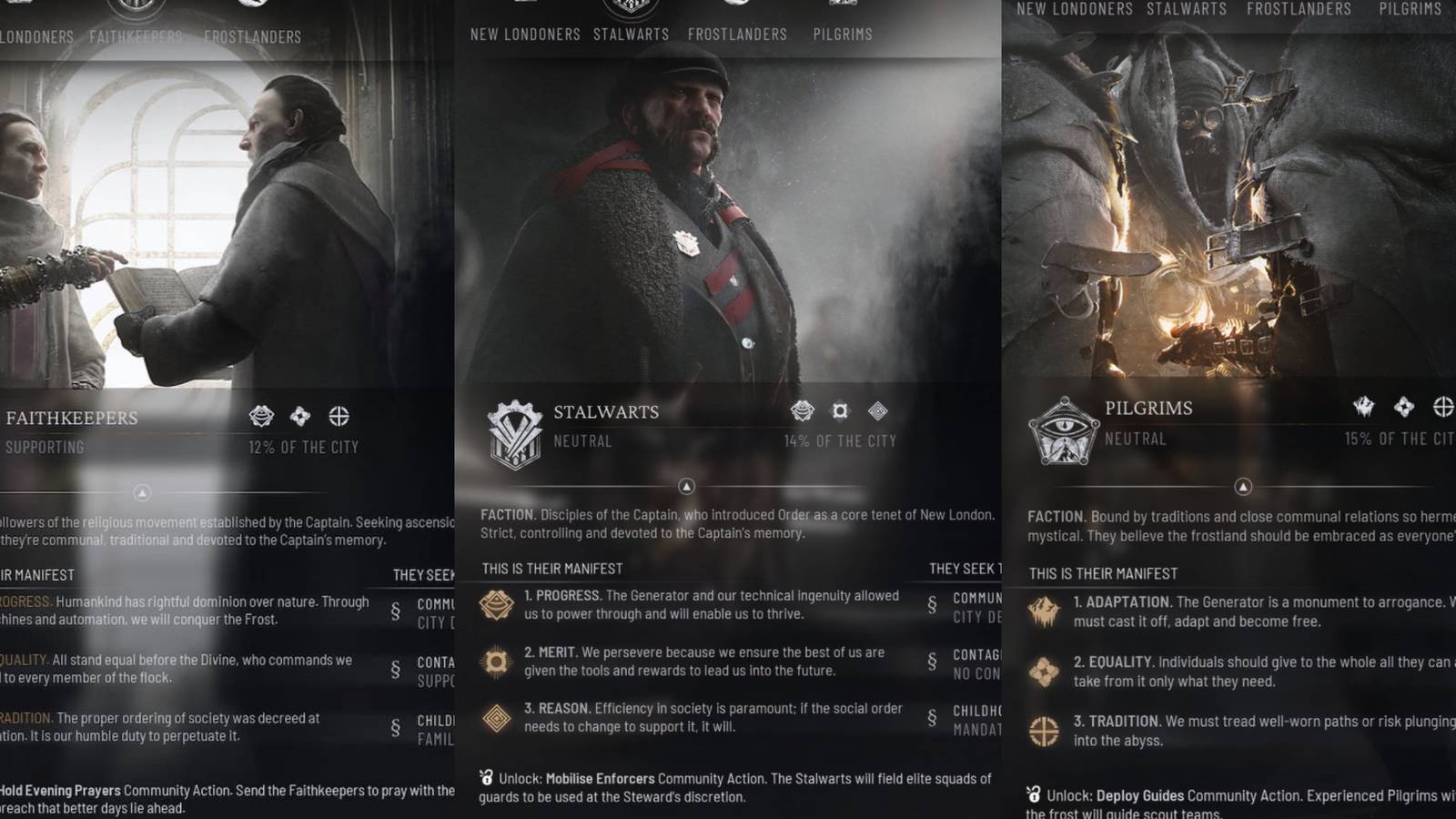 Faithkeepers, Stalwarts, and Pilgrims