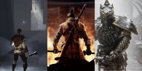 Ashen, Sekiro, Mortal Shell collage