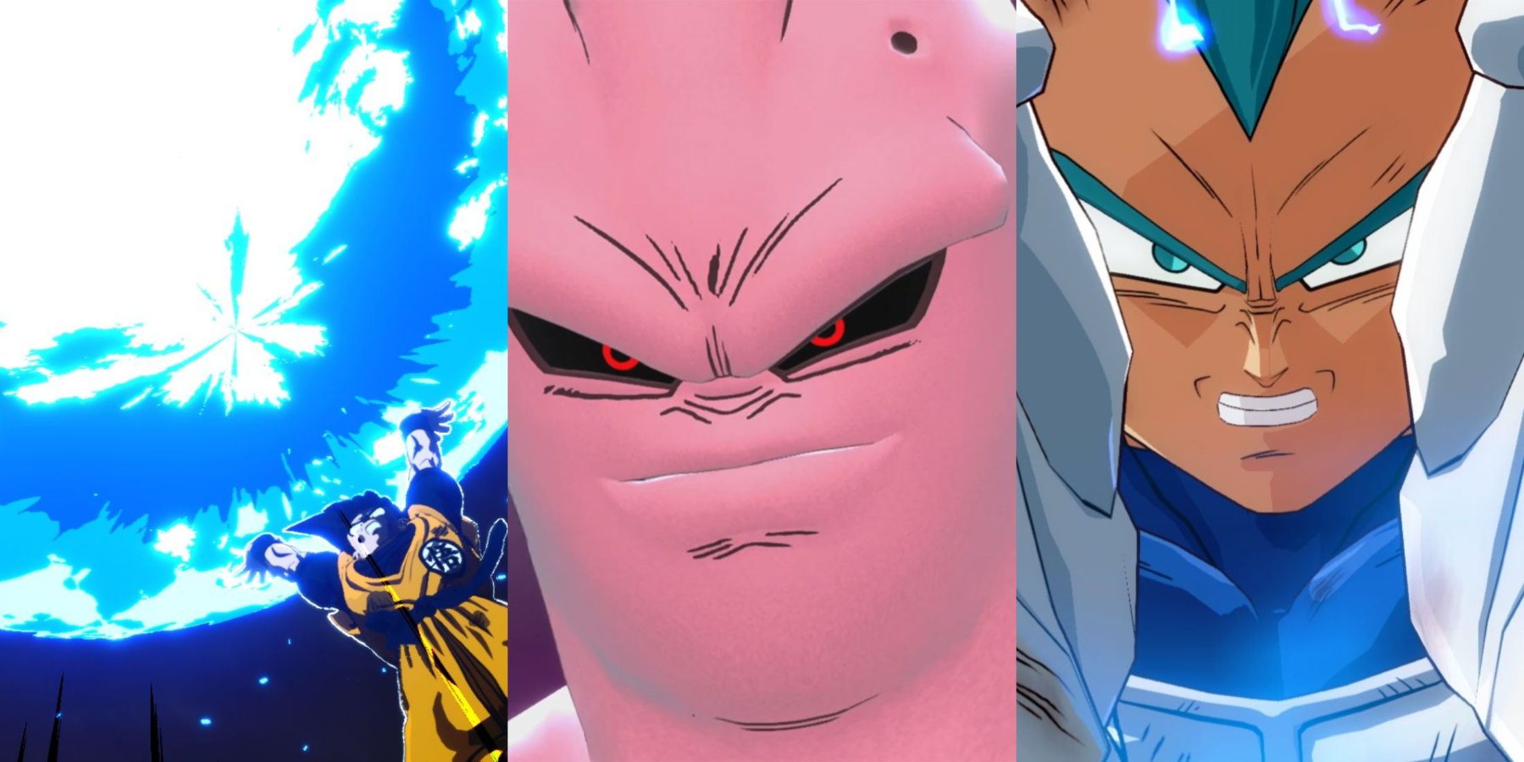 Sparking Zero, The Breakers, FighterZ collage