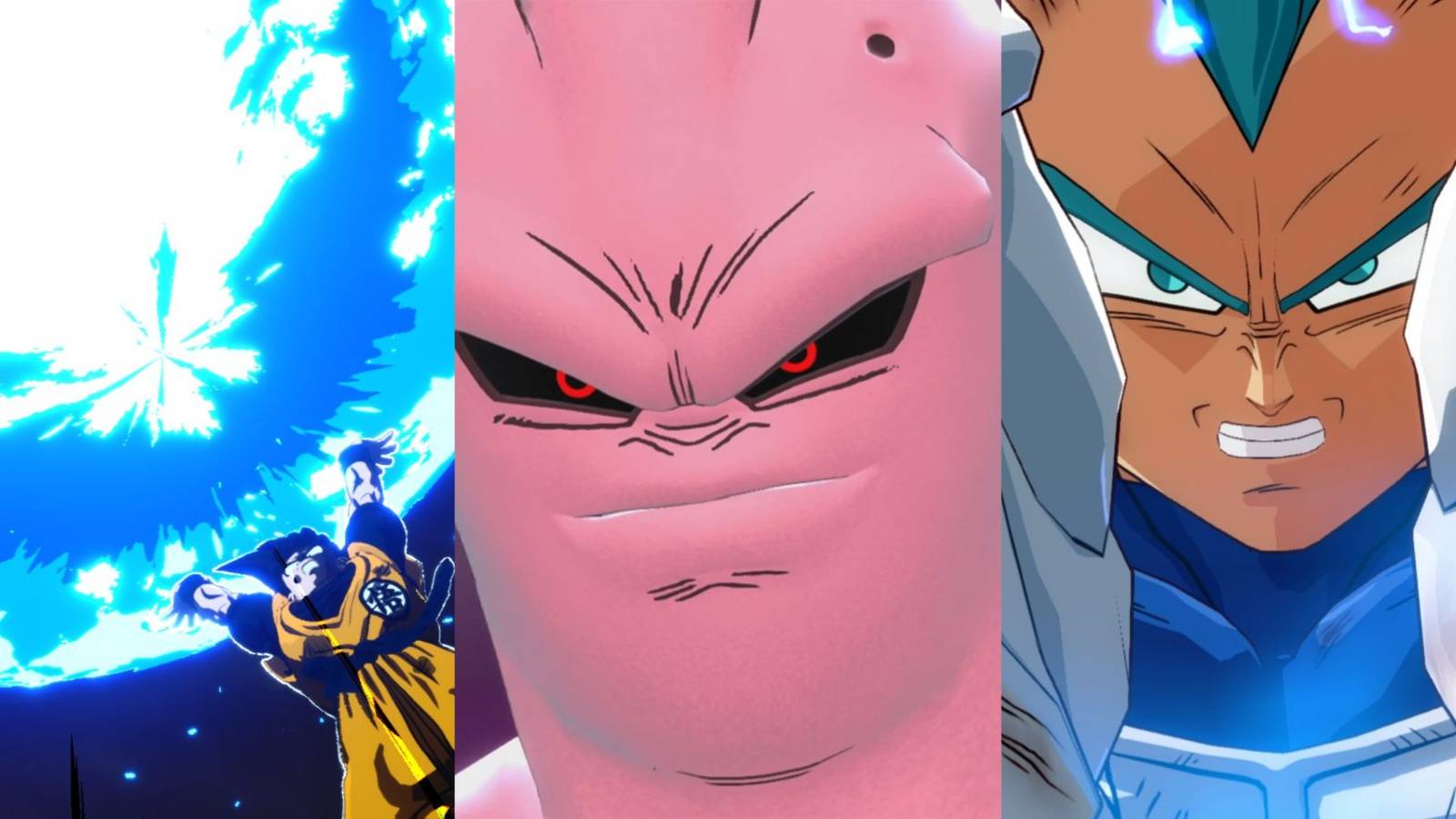 Sparking Zero, The Breakers, FighterZ collage