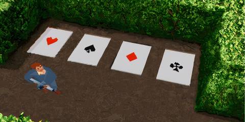 7 Most Influential Horror Games From The 90s player figures out a card puzzle