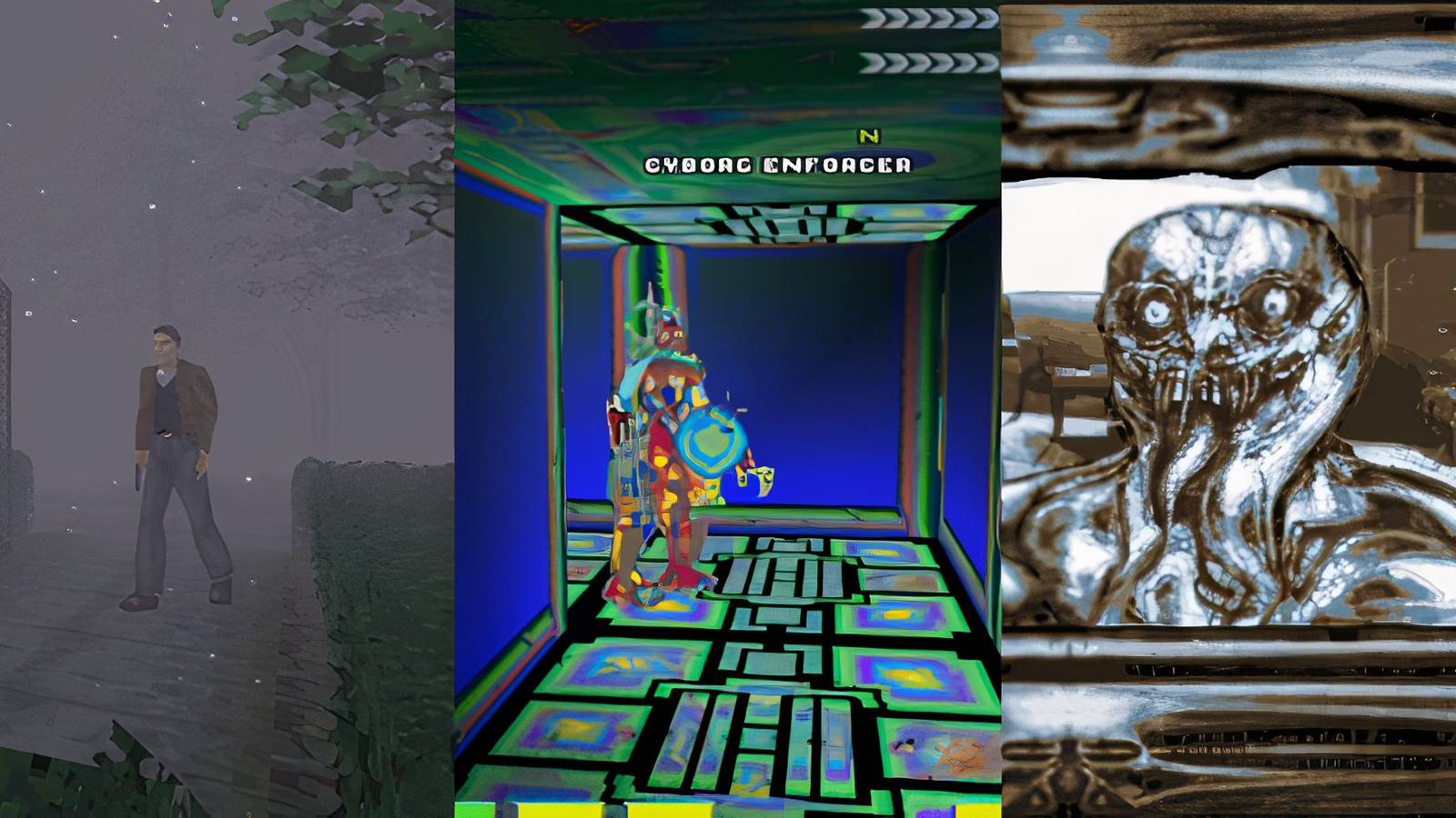 X Most Influential Horror Games From The 90s silent hill, system shock, dark seed