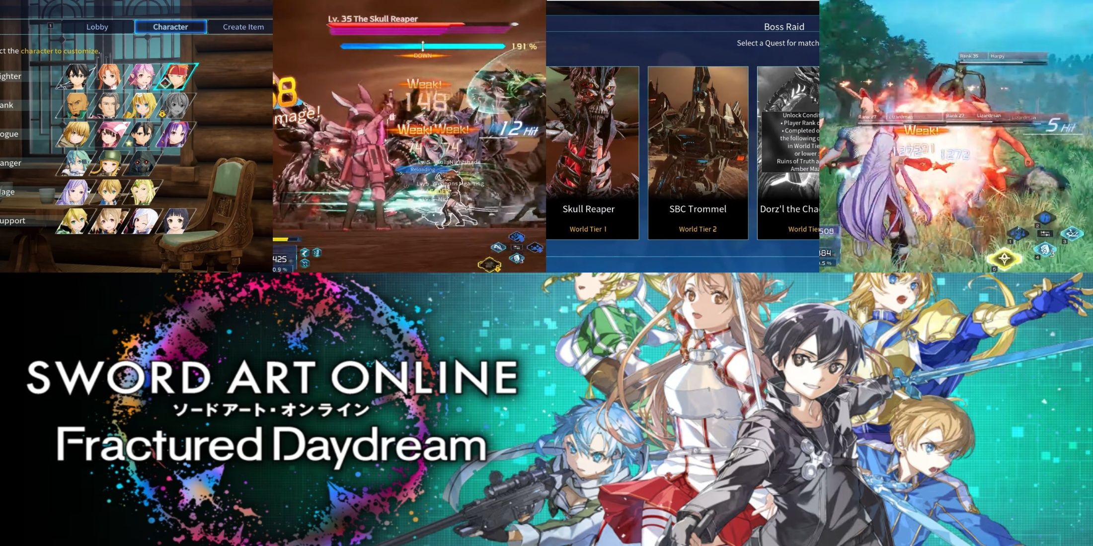 Советы для начинающих по Sword Art Online Fractured Daydream