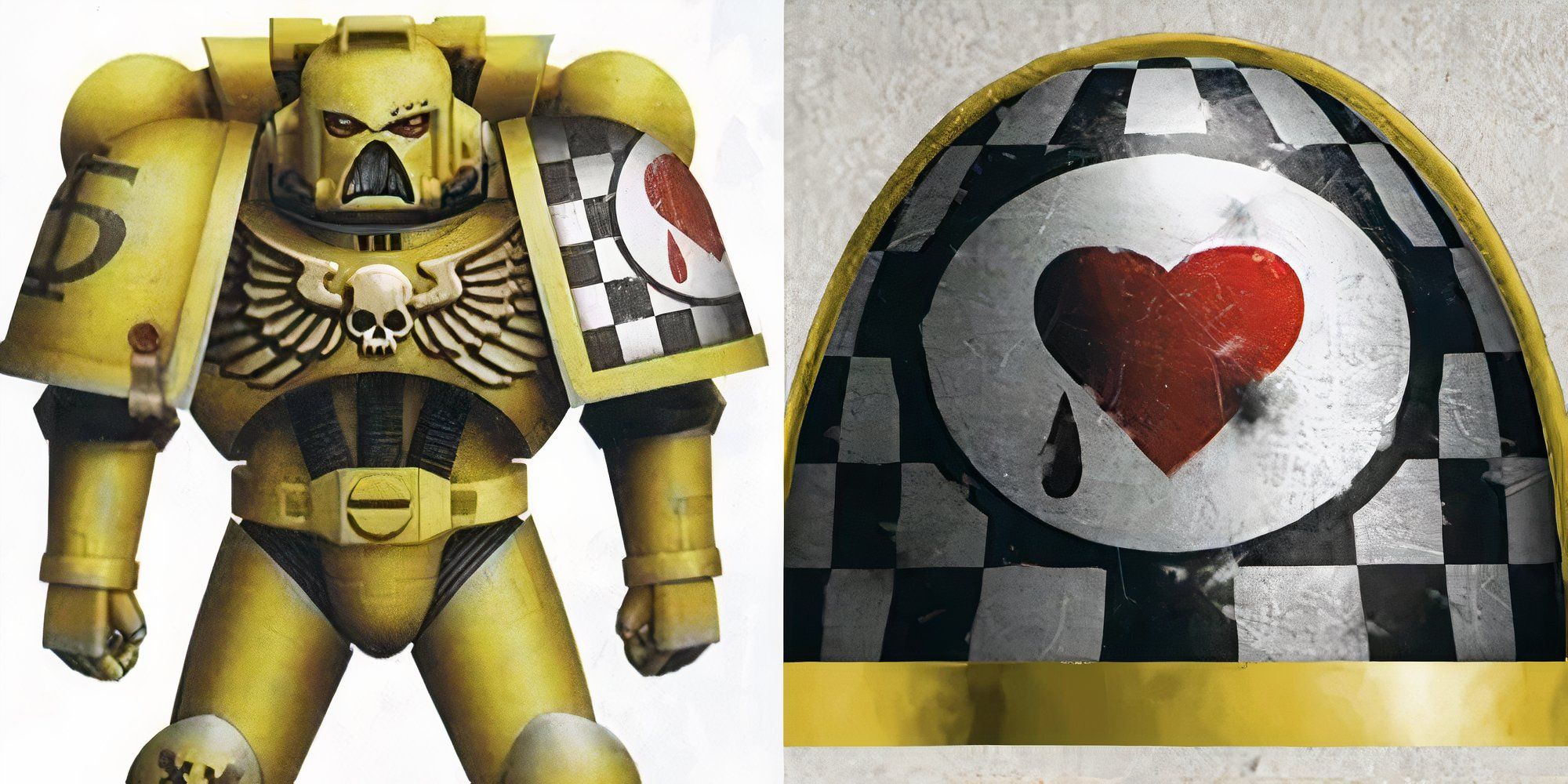 Warhammer 40K: 7 Most Cursed Space Marine Chapters art of the color scheme of the lamenters