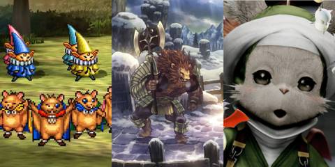 Suikoden, Unicorn Overlord, FF12 collage