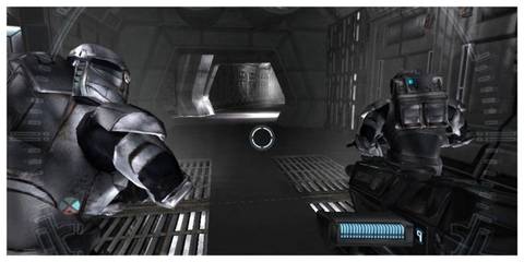 Star Wars: Republic Commando - Steam Screenshot (Exploring A Hallway)